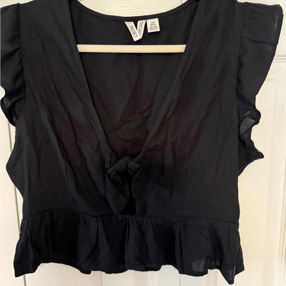 Roxy Charcoal Casual Top
